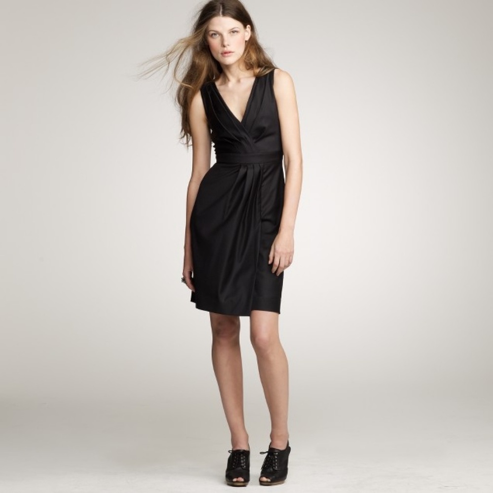 J. Crew Ander Dress in Super 120s